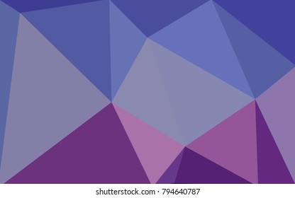 Light Pink, Blue vector blurry triangle background design. Geometric background in Origami style with gradient. 