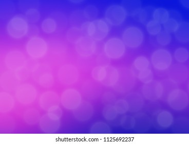 Light Pink, Blue vector bokeh pattern. Colorful abstract illustration with gradient. The best blurred design for your business.