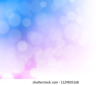 Light Pink, Blue vector bokeh template. A vague abstract illustration with gradient. Brand new design for your business.