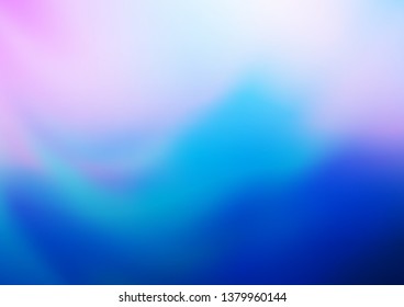 Light Pink, Blue vector bokeh and colorful pattern. Creative illustration in halftone style with gradient. The elegant pattern for brand book.