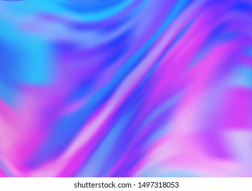 Light Pink, Blue vector bokeh and colorful pattern. Modern geometrical abstract illustration with gradient. A completely new template for your design.