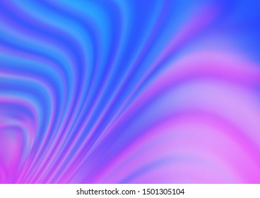 Light Pink, Blue vector bokeh pattern. Modern geometrical abstract illustration with gradient. A completely new design for your business.