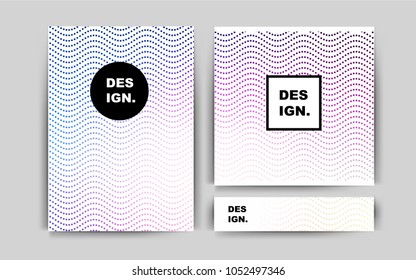 Light Pink, Blue vector brochure for ui, ux design. Glitter abstract design concept with text box. Beautiful design for cover of notepads.
