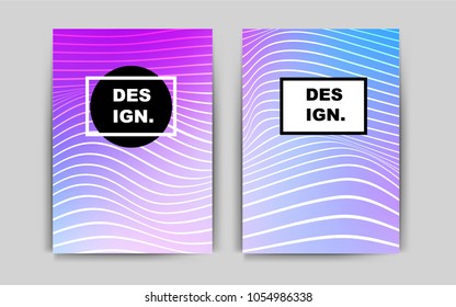 Light Pink, Blue vector brochure for ui, ux design. Web interface on abstract background with colorful gradient. Pattern can be used as a template for calendars.