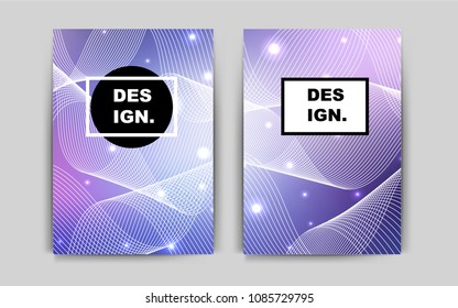 Light Pink, Blue vector brochure for ui, ux design. Blurred decorative design in abstract style with textbox. New design for a poster, banner of your website.