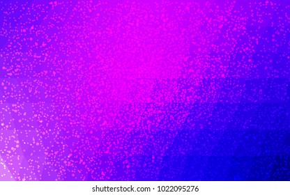 Light Pink, Blue vector christmas postcard low polygon background. Illustration consisting of triangles. Abstract triangular polygonal origami or crystal design of New Year celebration.