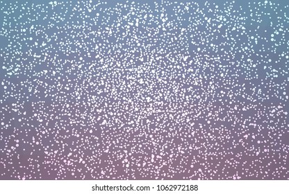 Light Pink, Blue vector christmas postcard low polygon background. Illustration consisting of triangles. Abstract triangular polygonal origami or crystal design of New Year celebration.
