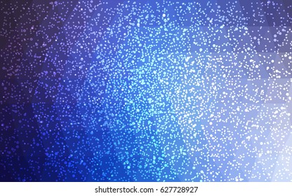 Light Pink, Blue vector christmas postcard low polygon background. Illustration consisting of triangles. Abstract triangular polygonal origami or crystal design of New Year celebration.