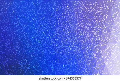 Light Pink, Blue vector christmas postcard low polygon background. Illustration consisting of triangles. Abstract triangular polygonal origami or crystal design of New Year celebration.