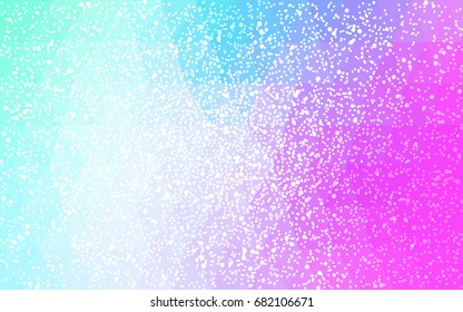 Light Pink, Blue vector christmas polygon background. Low poly Illustration consisting of triangles with snowflakes. Texture background of New Year celebration.