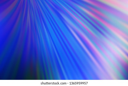 Light Pink, Blue vector colorful blur background. A completely new colored illustration in blur style. The best blurred design for your business.