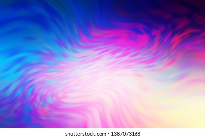 Light Pink, Blue vector colorful blur background. New colored illustration in blur style with gradient. New style for your business design.