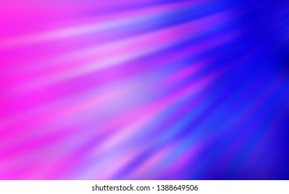 Light Pink, Blue vector colorful abstract texture. Modern abstract illustration with gradient. The best blurred design for your business.