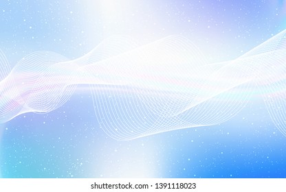 Light Pink, Blue vector colorful abstract background. A completely new colored illustration in blur style. Background for a cell phone.