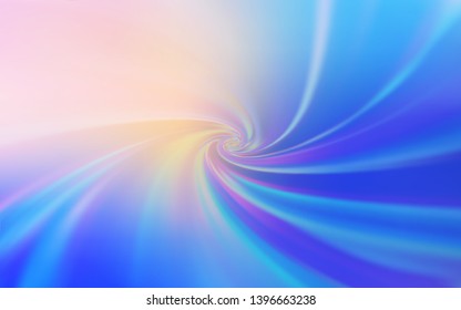 Light Pink, Blue vector colorful blur background. An elegant bright illustration with gradient. New style design for your brand book.
