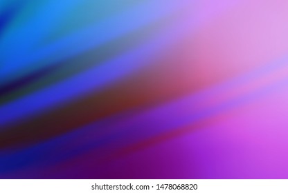 Light Pink, Blue vector colorful abstract background. Colorful illustration in abstract style with gradient. Blurred design for your web site.