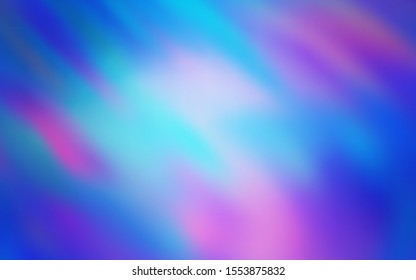 Light Pink, Blue vector colorful abstract texture. Shining colored illustration in smart style. Smart design for your work.