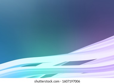 Light Pink, Blue vector colorful abstract background. A completely new colored illustration in blur style. New design for your business.