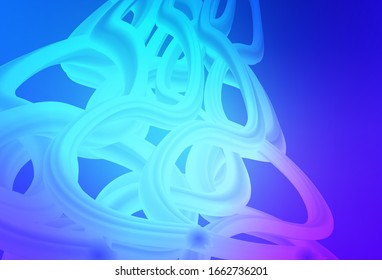 Fondo nítido de color rosa claro, azul vectorial. Brillante ilustración colorida de estilo elegante. Fondo para un teléfono móvil.