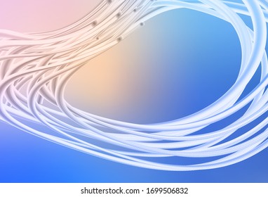 Light Pink, Blue vector colorful abstract background. New colored illustration in blur style with gradient. The best blurred design for your business.
