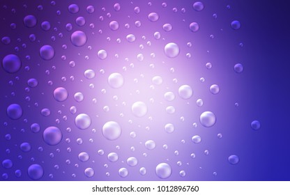 Light Pink, Blue vector cover with spots. Blurred bubbles on abstract background with colorful gradient. Completely new template for your brand book.