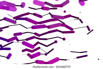 Light Pink, Blue vector cover with rounded stripes. Capsules on blurred abstract background with gradient. The pattern can be used for medical ad, booklets, leaflets