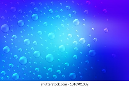 Light Pink, Blue vector cover with spots. Modern abstract illustration with colorful water drops. The pattern can be used for beautiful websites.