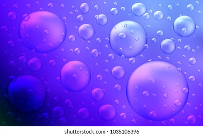 Light Pink, Blue vector cover with spots. Blurred decorative design in abstract style with bubbles. Beautiful design for your business natural advert.
