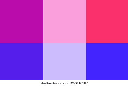 Light Pink, Blue vector cover with colorful palette. Decorative design of colorful palette. Pattern of colors for designers of booklets, leaflets.
