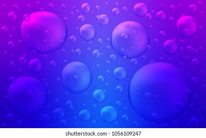 Light Pink, Blue vector cover with spots. Beautiful colored illustration with blurred circles in nature style. The pattern can be used for aqua ad, booklets.