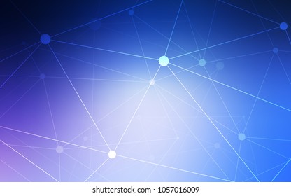 Light Pink, Blue vector cover with spots, lines. Illustration with set of colorful abstract circles and lines. Pattern can be used for beautiful websites.
