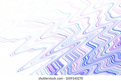 Light Pink, Blue vector cover with stright stripes. Blurred decorative design in simple style with lines. Pattern for ads, posters, banners.