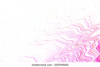 Light Pink, Blue vector cover with stright stripes. Shining colored illustration with sharp stripes. The pattern for ad, booklets, leaflets.