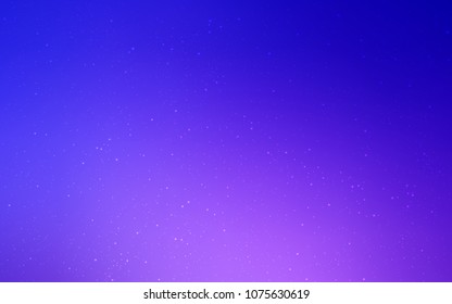 Light Pink, Blue vector cover with astronomical stars. Glitter abstract illustration with colorful cosmic stars. Pattern for futuristic ad, booklets.
