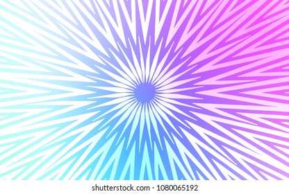 Light Pink, Blue vector cover with stright stripes. Blurred decorative design in simple style with lines. Best design for your ad, poster, banner.