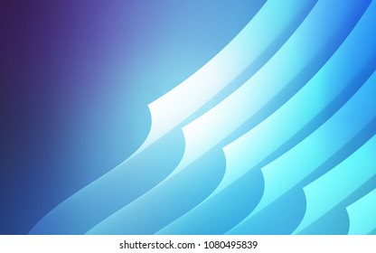 Light Pink, Blue vector cover with stright stripes. Decorative shining illustration with lines on abstract template. Template for your beautiful backgrounds.