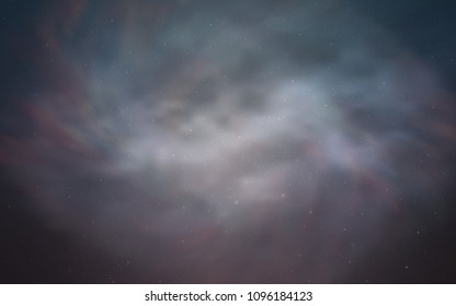 Light Pink, Blue vector cover with astronomical stars. Shining illustration with sky stars on abstract template. Pattern for astronomy websites.