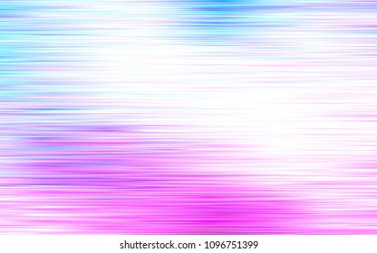 Light Pink, Blue vector cover with long lines. Shining colored illustration with narrow lines. The pattern can be used for busines ad, booklets, leaflets