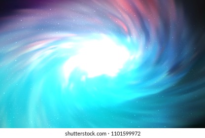 Light Pink, Blue vector cover with astronomical stars. Modern abstract illustration with Big Dipper stars. Smart design for your business advert.