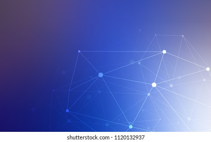 Light Pink, Blue vector cover with spots, lines. Illustration with set of colorful abstract circles and lines. Pattern can be used for ads, leaflets.