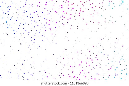 Light Pink, Blue vector  cover with spots. Blurred bubbles on abstract background with colorful gradient. The pattern can be used for beautiful websites.