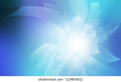 Light Pink, Blue vector cover with set of hexagons. Illustration of colored hexagons on white surface. New template for your brand book.