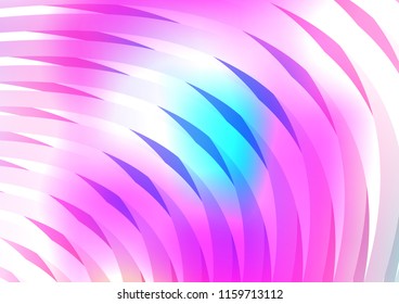 Light Pink, Blue vector cover with long lines. Blurred decorative design in simple style with lines. The pattern can be used as ads, poster, banner for commercial.