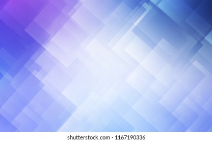 Light Pink, Blue vector cover with stright stripes. Shining colored illustration with sharp stripes. Pattern for ads, posters, banners.