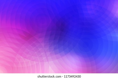 Light Pink, Blue vector cover with spots. Abstract illustration with colored bubbles in nature style. Pattern can be used for futuristic ad, booklets.