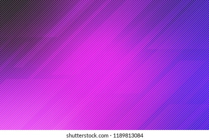 Light Pink, Blue vector cover with stright stripes. Decorative shining illustration with lines on abstract template. The pattern for ad, booklets, leaflets.