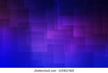 Light Pink, Blue vector cover with stright stripes. Decorative shining illustration with lines on abstract template. Smart design for your business advert.