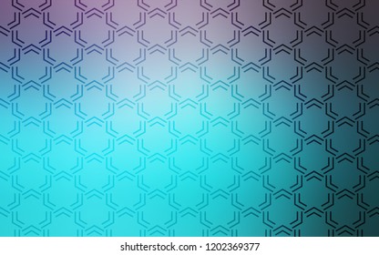 Light Pink, Blue vector cover with stright stripes. Decorative shining illustration with lines on abstract template. Template for your beautiful backgrounds.