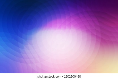 Light Pink, Blue vector cover with spots. Illustration with set of shining colorful abstract circles. New design for ad, poster, banner of your website.