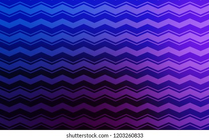Light Pink, Blue vector cover with stright stripes. Colorful shining illustration with lines on abstract template. Pattern for your busines websites.